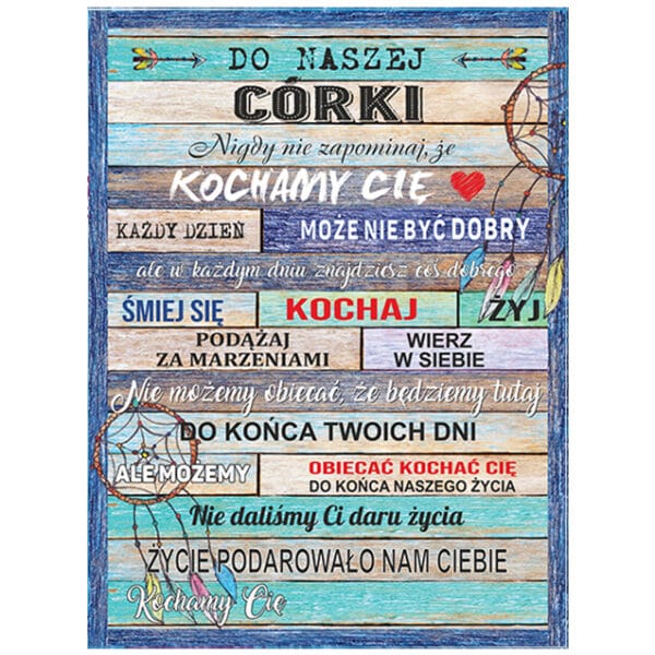 Koc dla córki od rodziców